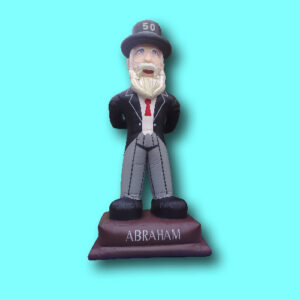 Abraham op een sokkel