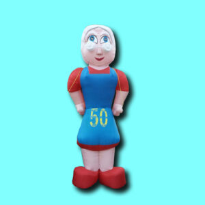 Opblaas Sarah pop stof