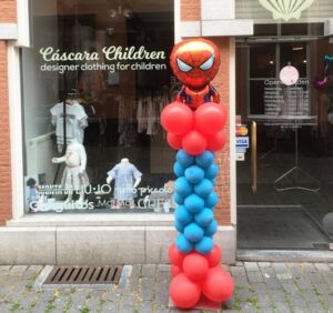 Ballonnenpilaar spiderman