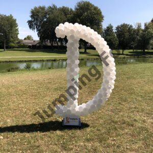 Ballonnen pilaar letter D
