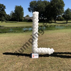 ballonnen pilaar letter L
