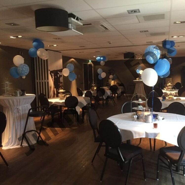 ballonnen tafeldecoratie babyshower