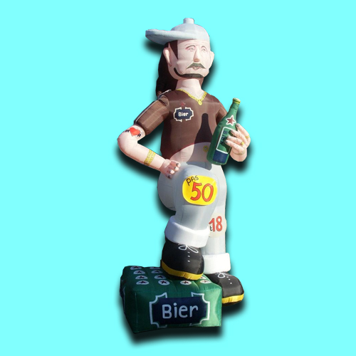 opblaas figuren abraham met bier