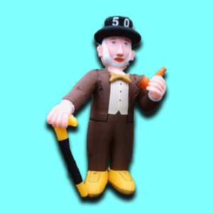 opblaas figuur abraham met stok