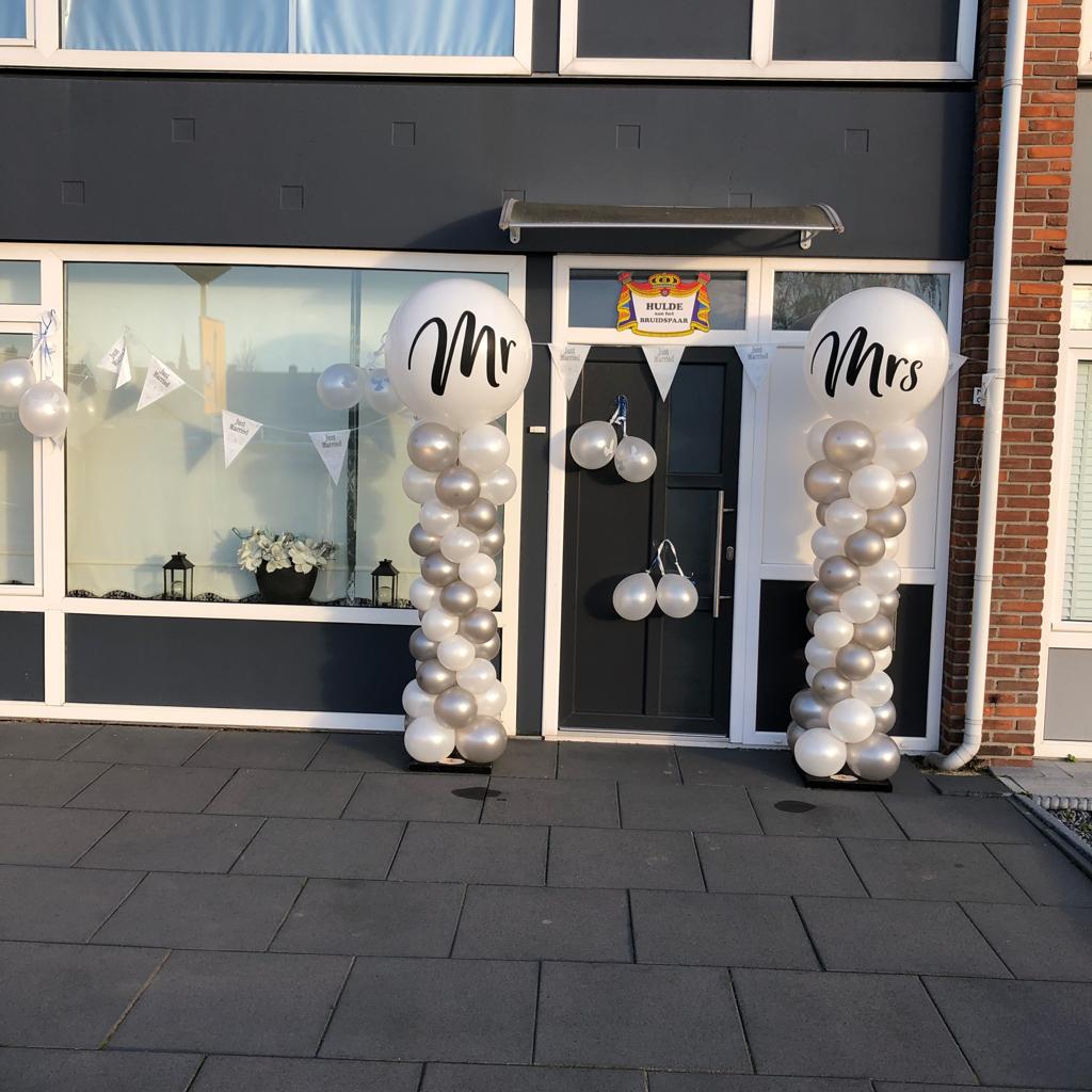 ballonnenpilaren Mr - Mrs.