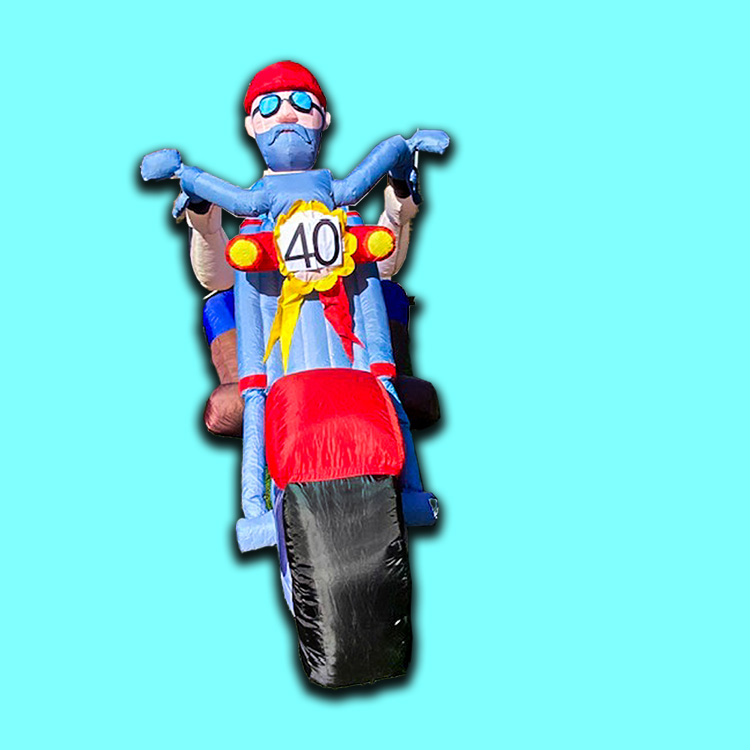 Abraham pop op een Motor - Afbeelding 3