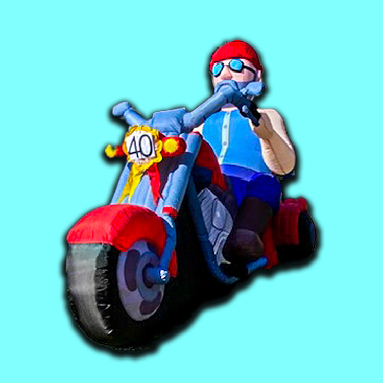 Abraham pop op een Motor - Afbeelding 4