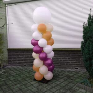 Ballonpilaar met topballon