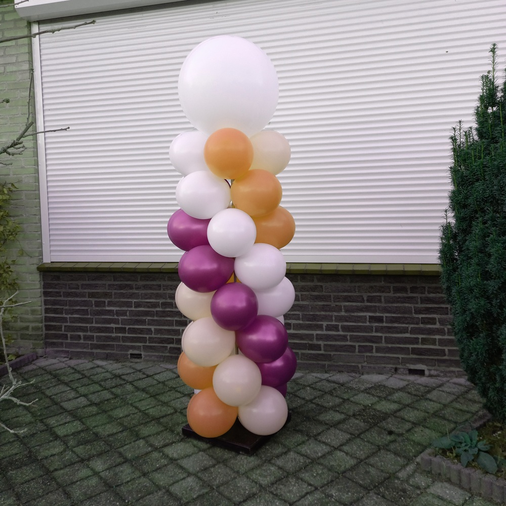 Ballonpilaar met topballon - Afbeelding 5